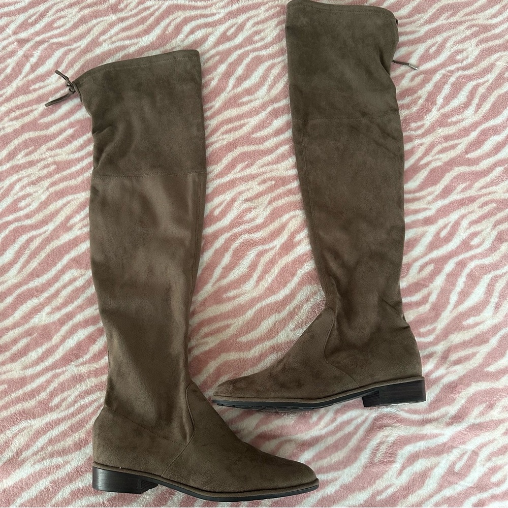 Marc Fisher Over-the-Knee Suede Boots 6.5